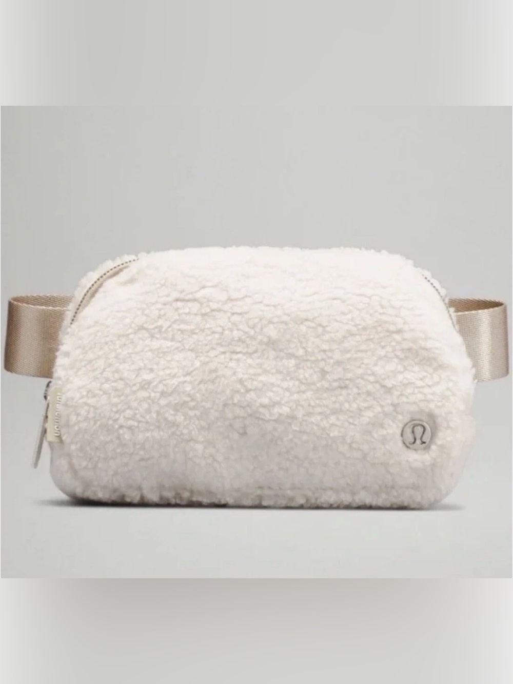 Lululemon Athletica Everywhere Fleece Belt Bag (Light Ivory)
